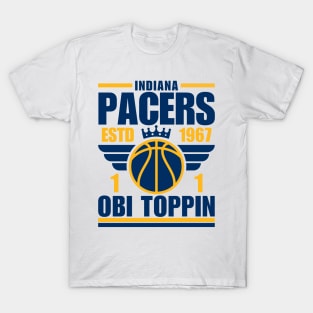 Indiana Pacers Toppin 1 Basketball Retro T-Shirt